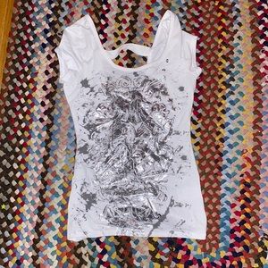 Y2k Dereon Open Back Top